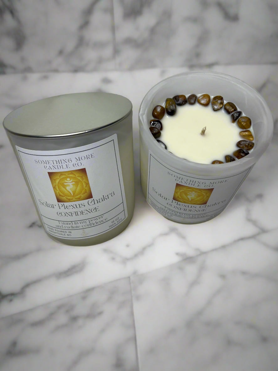 Solar Plexus Chakra Candle – Confidence & Personal Power