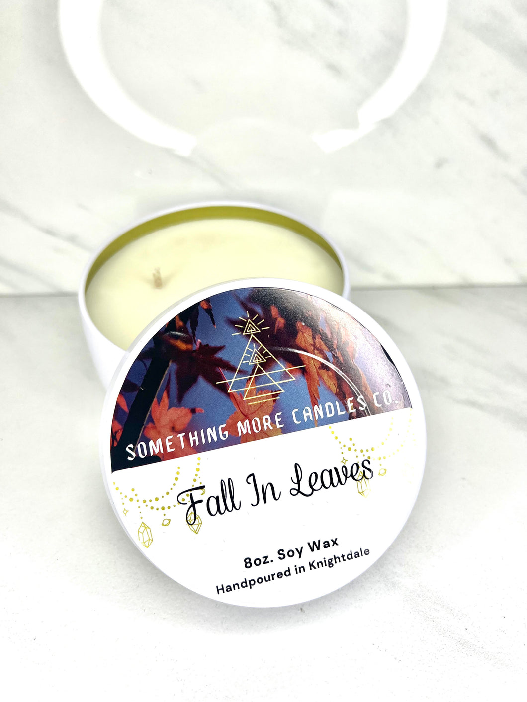 Fall in Leaves Candle